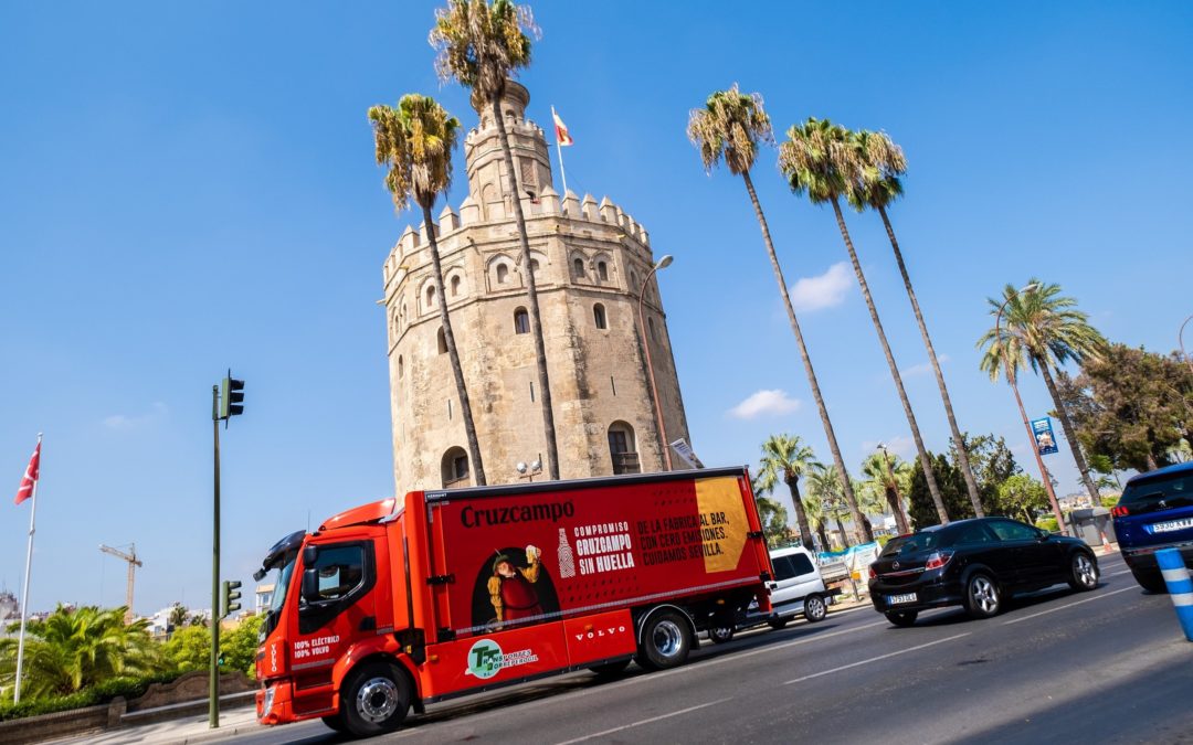 Heineken convierte el casco histórico de Sevilla en el primero de Europa con logística cero emisiones netas